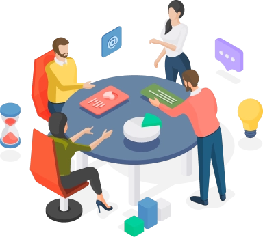 一群人正在開會